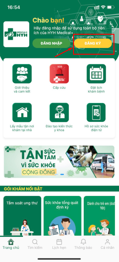 tải và cài đặt ứng ụng hyh medical plus 04