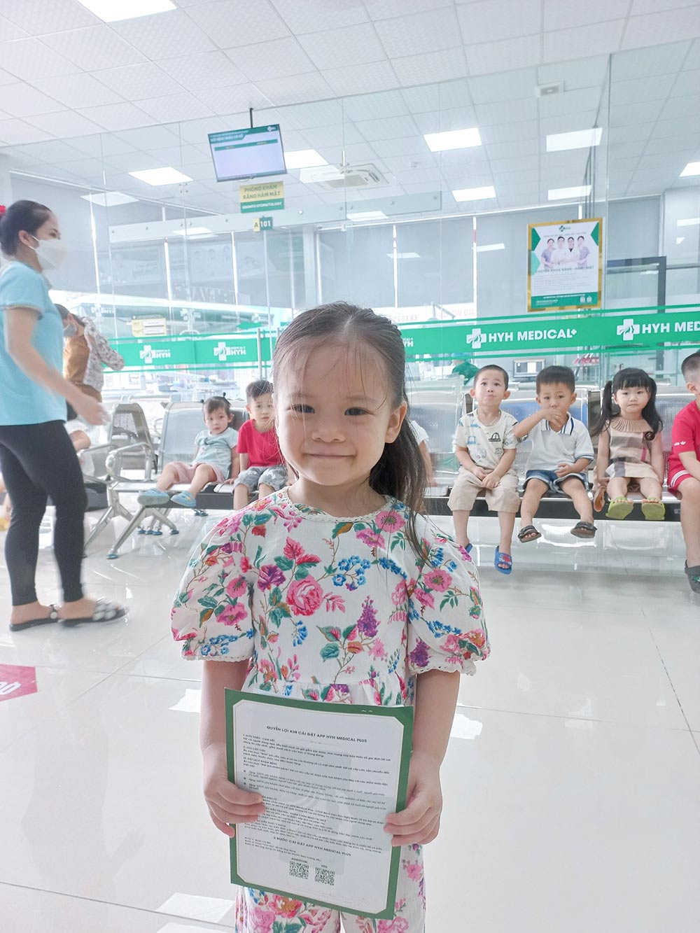 các bé khám tại HYH Medical+