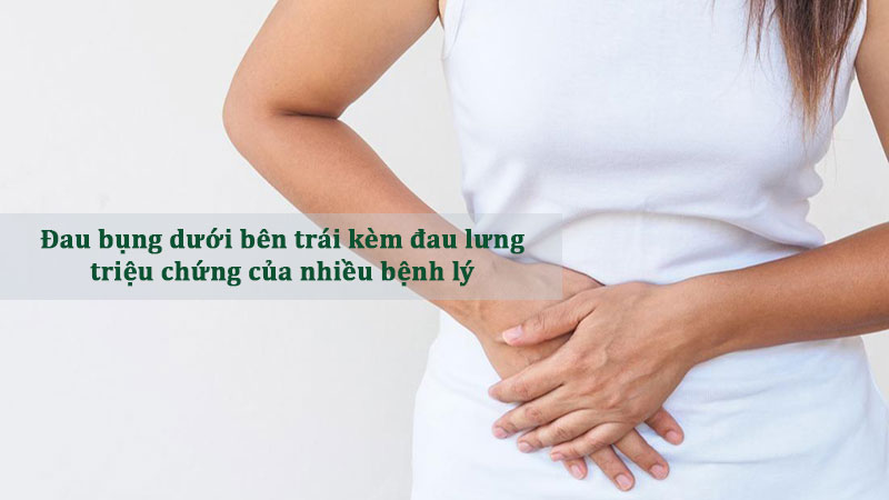 nguyên nhân đau bụng dưới bên trái kèm đau lưng 